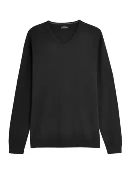 Свитер с v-образным вырезом Next Sweater, черный