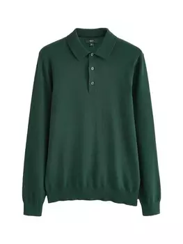 Свитер с v-образным вырезом Next Sweater, темно-зеленый