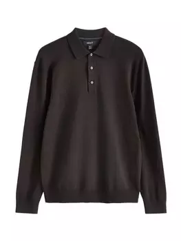 Свитер с v-образным вырезом Next Sweater, коричневый