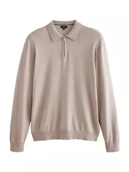 Свитер с v-образным вырезом Next Sweater, пятнистый бежевый