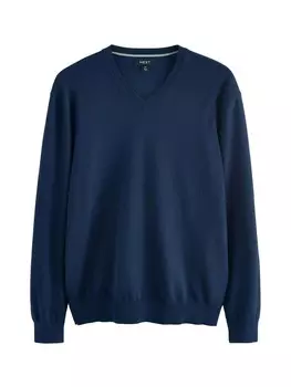 Свитер с v-образным вырезом Next Sweater, темно-синий
