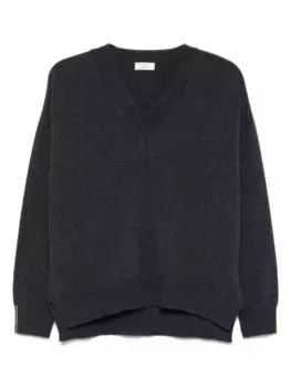 Свитер с V-образным вырезом Peserico, серый