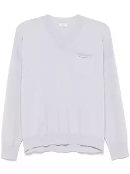 Свитер с V-образным вырезом Peserico, синий