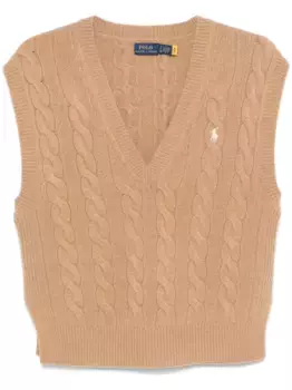 Свитер с V-образным вырезом POLO RALPH LAUREN, нейтральный