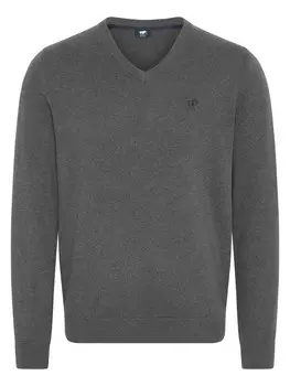 Свитер с v-образным вырезом Polo Sylt Sweater, светло-серый
