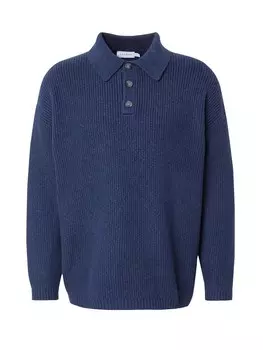 Свитер с v-образным вырезом TOPMAN Sweater, темно-синий