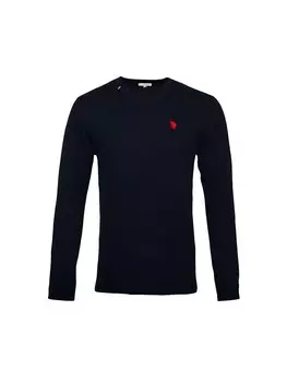 Свитер с v-образным вырезом U.S. POLO ASSN. Sweater, синий