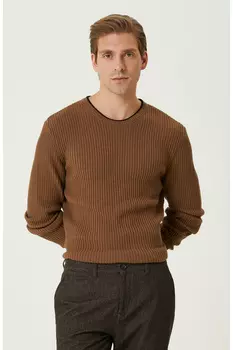 Свитер с верблюжьим узором Network, коричневый