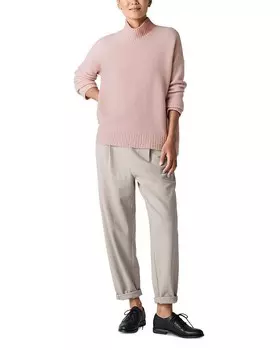 Свитер с водолазкой Eileen Fisher, розовый