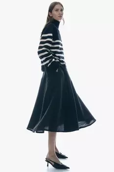 Свитер с водолазкой H&M, черный