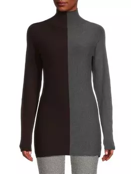 Свитер с водолазкой с цветными блоками Marrisa Wilson New York, черный