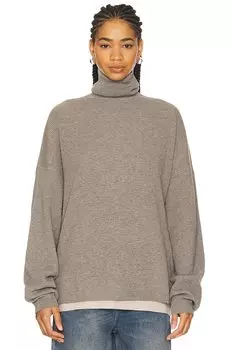 Свитер с воротником-гольф Fear Of God Essentials, heather gray