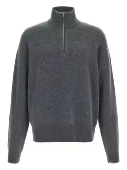 Свитер с воротником на молнии extreme cashmere, серый