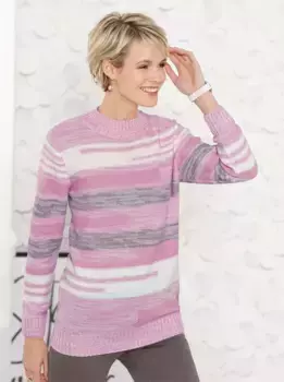 Свитер с воротником стойкой Classic Basics "Пуловер", цвет Altros-Meliert