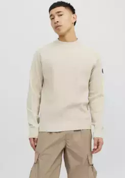 Свитер с воротником стойкой Jack & Jones "JCOFILO KNIT MOCK NECK SN", цвет Moonbeam