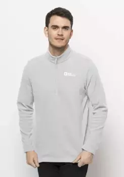 Свитер с воротником стойкой Jack Wolfskin "TAUNUS HZ M", серый