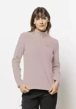 Свитер с воротником стойкой Jack Wolfskin "TAUNUS HZ W", розовый