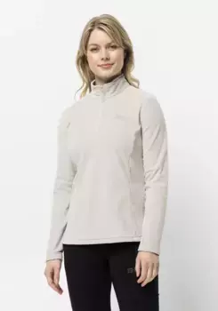 Свитер с воротником стойкой Jack Wolfskin "TAUNUS HZ W", цвет Dove