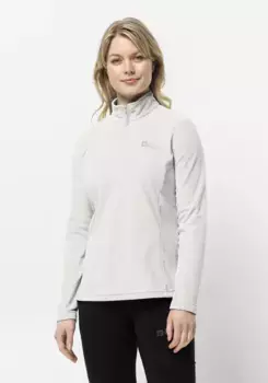 Свитер с воротником стойкой Jack Wolfskin "TAUNUS HZ W", белый