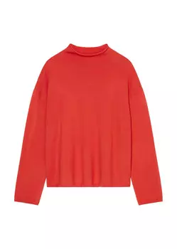 Свитер с воротником стойкой Marc O'Polo, красный