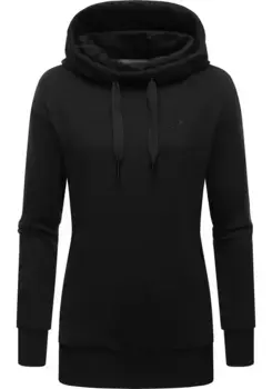 Свитер с воротником-стойкой Ragwear "Йодис", модная толстовка с высоким воротником, черный