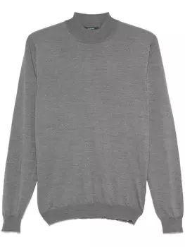 Свитер с воротником-стойкой Zanone, серый