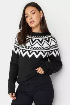 Свитер с выкройкой шорт Long Tall Sally, черный