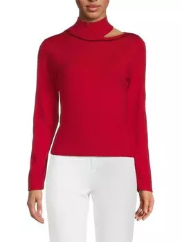 Свитер с вырезом Calvin Klein, цвет Rouge