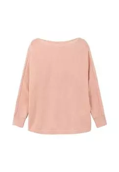 Свитер с вырезом «лодочка» Sheego, цвет Puder