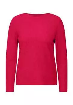 Свитер с вырезом-лодочкой Cecil, красный