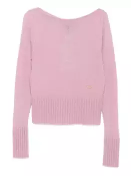 Свитер с вырезом-лодочкой TOM FORD, розовый