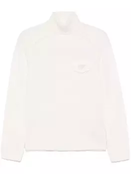 Свитер с вышитым логотипом LIU JO, белый