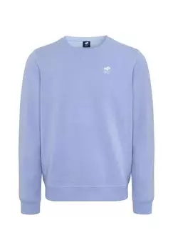 Свитер с вышитым логотипом POLO SYLT, цвет Brunnera Blue