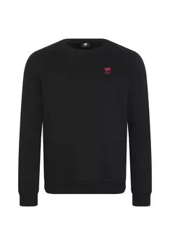 Свитер с вышитым логотипом POLO SYLT, цвет 19-3911 Black Beauty