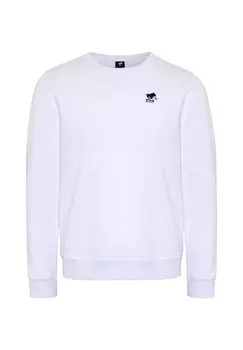 Свитер с вышитым логотипом POLO SYLT, ярко-белый