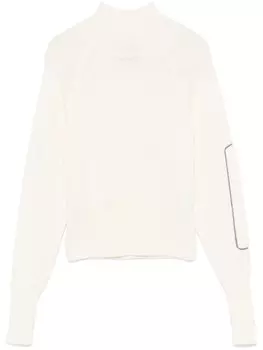 Свитер с вышитыми деталями Merci, серый