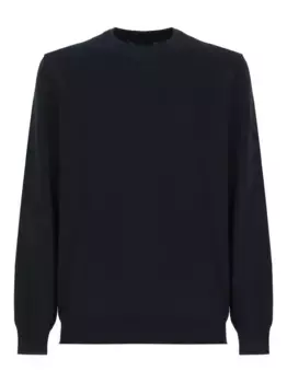 Свитер с вышивкой Barbour, черный