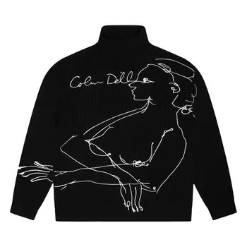 Свитер с вышивкой KidSuper, цвет черный