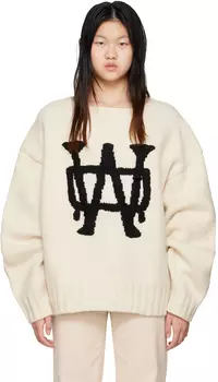 Свитер с вышивкой Off-White We11done