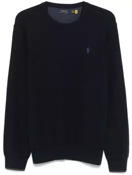 Свитер с вышивкой Polo Pony Polo Ralph Lauren, синий