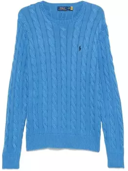 Свитер с вышивкой Polo Pony Polo Ralph Lauren, синий