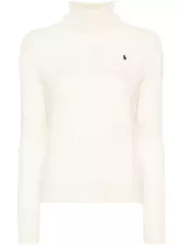 Свитер с вышивкой Polo Pony POLO RALPH LAUREN, белый