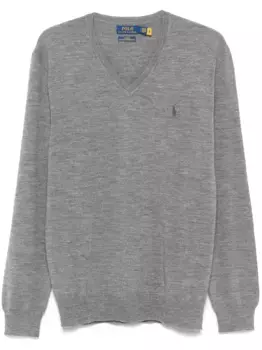 Свитер с вышивкой Polo Pony POLO RALPH LAUREN, серый