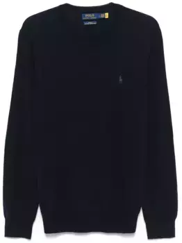 Свитер с вышивкой Polo Pony POLO RALPH LAUREN, синий