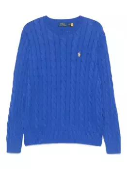 Свитер с вышивкой Polo Pony POLO RALPH LAUREN, синий