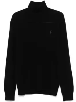Свитер с вышивкой Polo Pony POLO RALPH LAUREN, черный