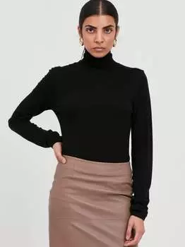 Свитер с высоким воротником эрафа Ichi, черный