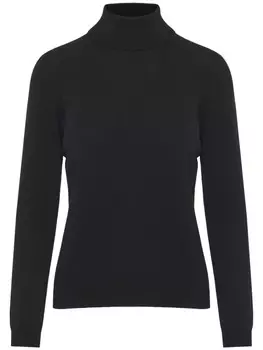Свитер с высоким воротником Barba, черный