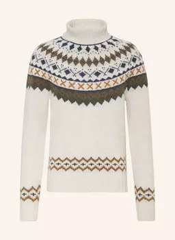 Свитер с высоким воротником Barbour, серый