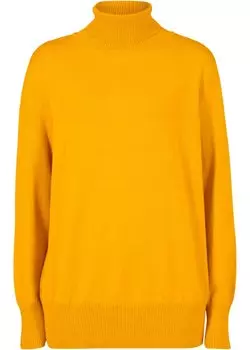 Свитер с высоким воротником Bpc Bonprix Collection, желтый